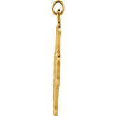 14K Yellow 30x29 mm Four-Way Cross Medal